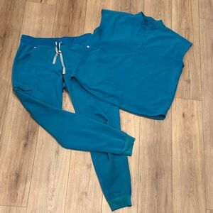 Figs Teal Women's Jogger Set